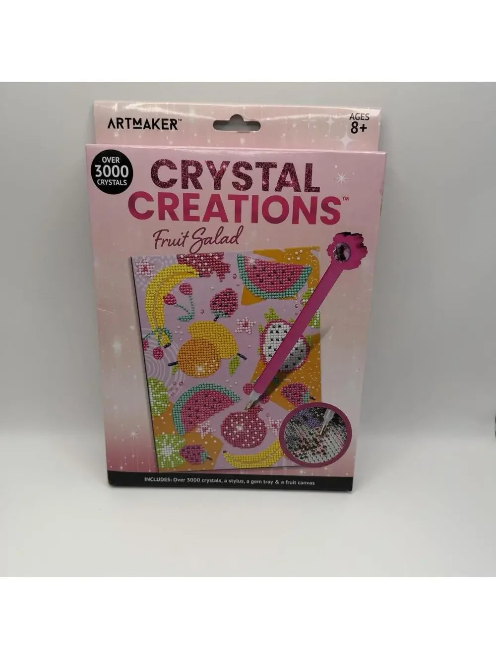 Artmaker Crystal Creations Diamond Art Kit  Gems - Fruit Salad Or Very Berry-NEW